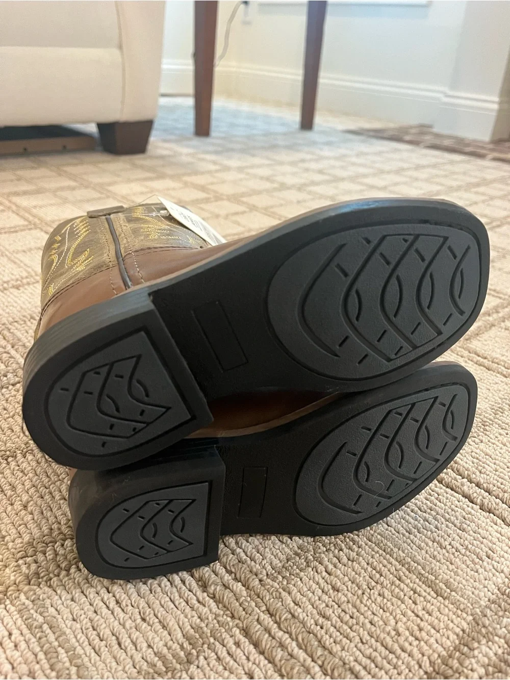 Cody James Kids Brown Tan Western Cowboy Boots